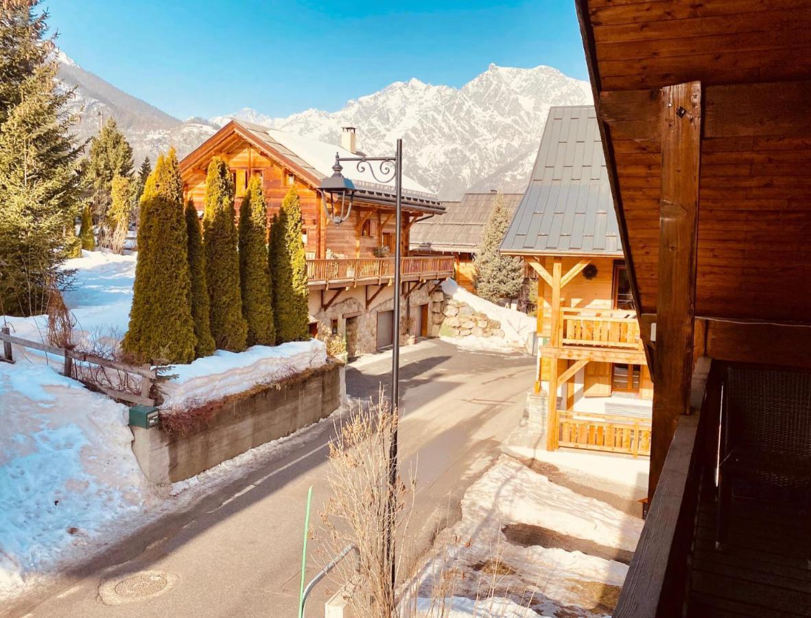 Chalet Marcel Puy-Saint-Vincent Pieds Des Pistes Villa Kültér fotó